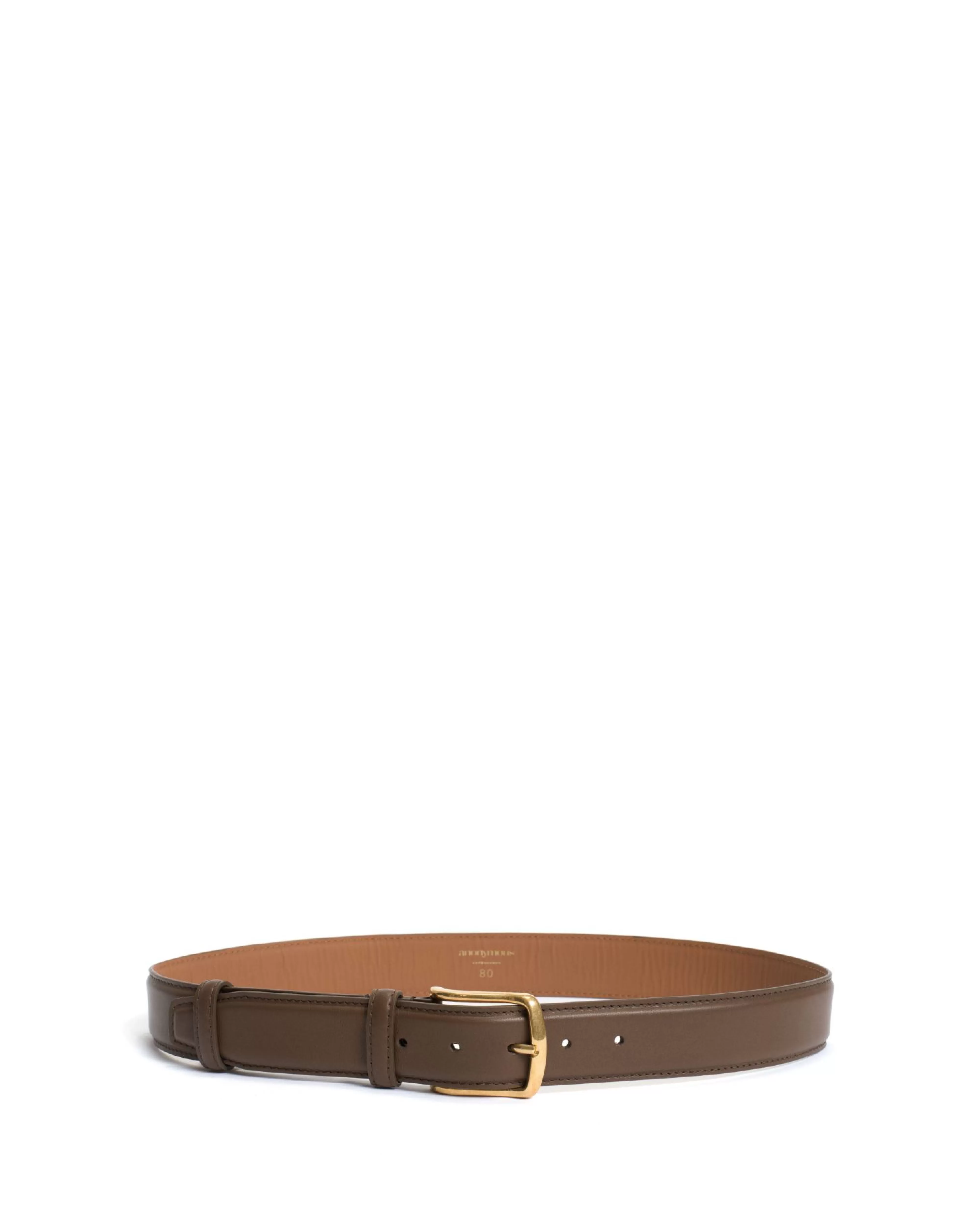 Anonymous Copenhagen Quinn classic unisex leather belt< Belts